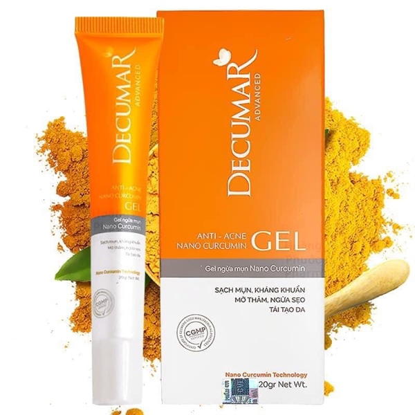 Decumar advanced 20g (Gel ngừa mụn nano Curcumin) - CVI