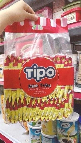 Bánh trứng sữa Tipo Hữu Nghị túi 500GR
