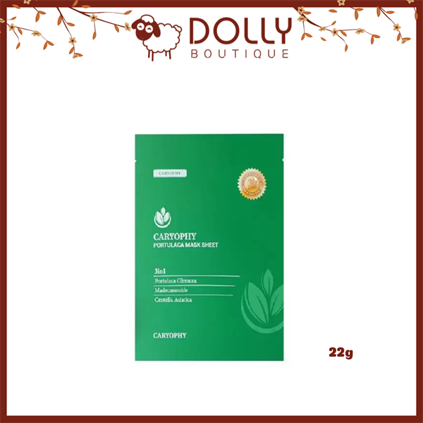 Mặt Nạ Làm Giảm Mụn Thâm & Dưỡng Ẩm Da Caryophy Portulaca Mask 22g