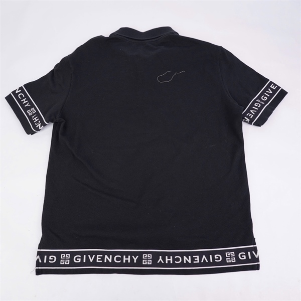 Áo thun Givenchy đen in chữ (BQ) KG+