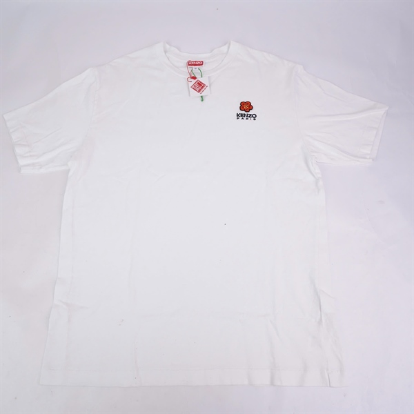 Áo thun Kenzo trắng in logo (BQ) KG+