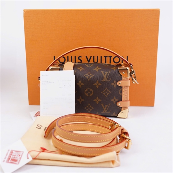 Túi LV solf Trunk hoa nâu 2strap sz19 KG+