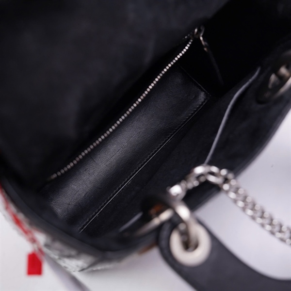 Túi Dior Lady đính đá (02-MA-0128) szMini (HC) +