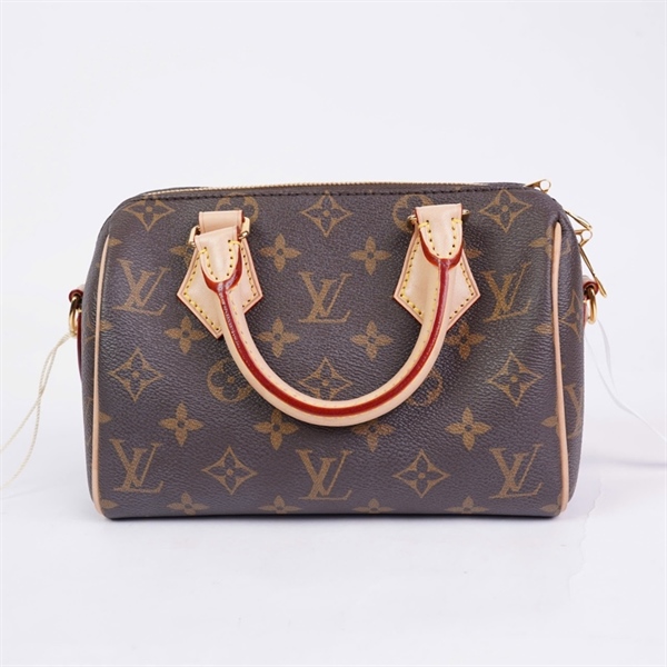 Túi LV Speedy hoa nâu kèm ổ+ 2 chìa sz20 (A-T) KG+