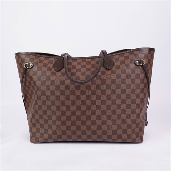 Túi LV Neverfull ô vuông nâu kèm ví sz55 (HC) +