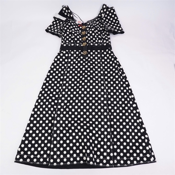 Đầm D&G đen chấm bi (BQ) KG+