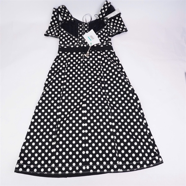 Đầm D&G đen chấm bi (BQ) KG+