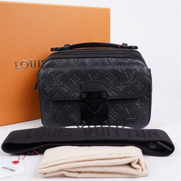 Túi LV đeo chéo hoa đen sz24 KG+