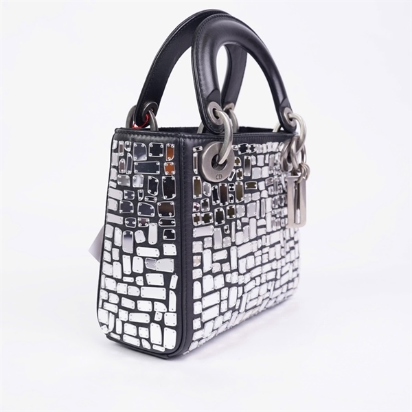 Túi Dior Lady đính đá (02-MA-0128) szMini (HC) +