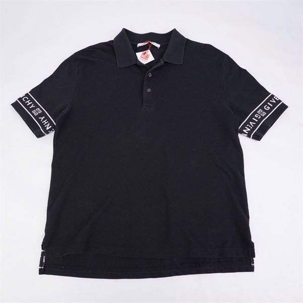 Áo thun Givenchy đen in chữ (BQ) KG+