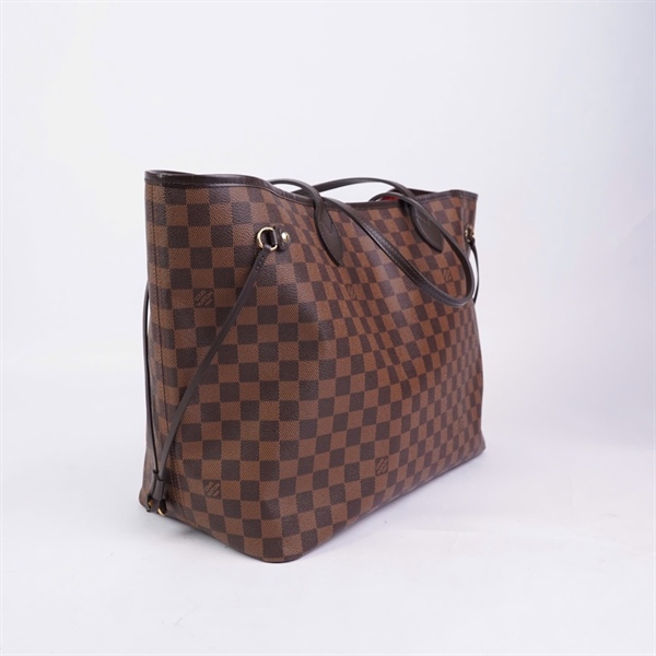 Túi LV Neverfull ô vuông nâu kèm ví sz55 (HC) +