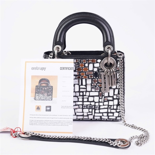 Túi Dior Lady đính đá (02-MA-0128) szMini (HC) +