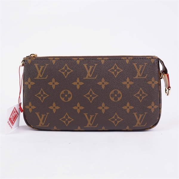 Túi LV kẹp nách hoa nâu 2strap sz23 KG+