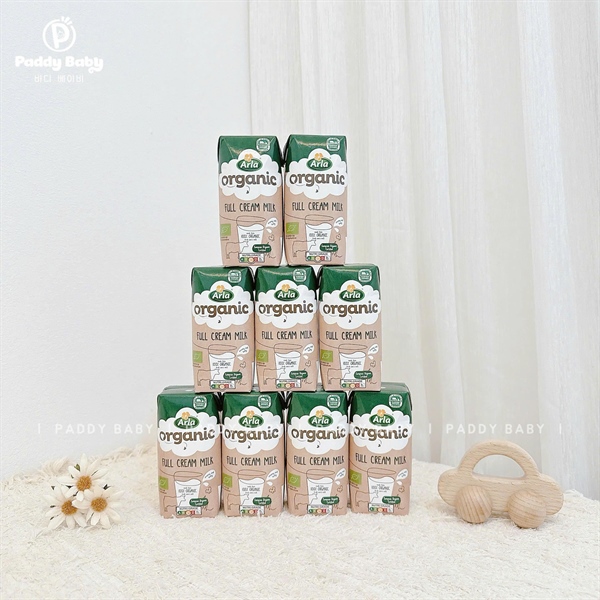 Sữa tiệt trùng ARLA ORGANIC Casein Whole Milk-nguyên kem cho bé 12m+