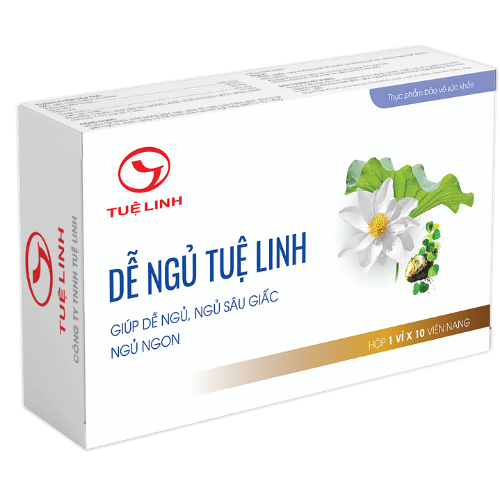 Viên uống Dễ Ngủ Tuệ Linh hỗ trợ cải thiện chất lượng giấc ngủ, dễ ngủ, ngủ ngon giấc (H*1vỉ*10viên) - Usapha