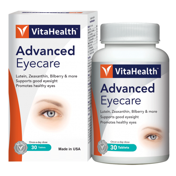Viên uống bổ mắt Vitahealth Advanced eyecare hỗ trợ sáng mắt, tặng thị lực (Lọ*30viên) - VitaHealth ( Mỹ )