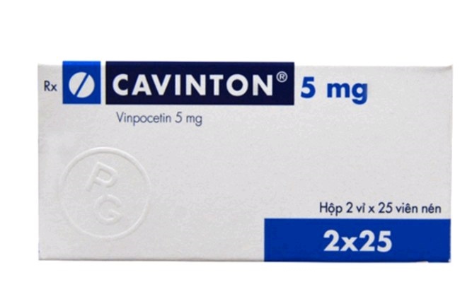 Thuốc Cavinton 5mg Hungary thuốc tăng cường tuần hoàn não (Kiện 300H*2vỉ*25viên)