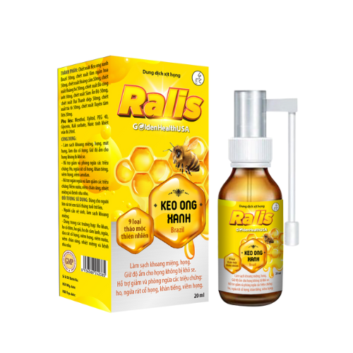 Dung dịch xịt họng Ralis 20ml - Golden Health