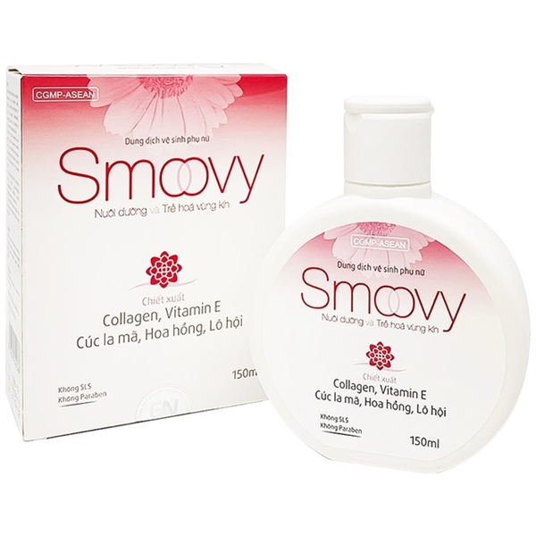 Dung dịch vệ sinh phụ nữ thế hệ mới Smoovy 150ml - Gia Nguyễn (Việt Đức)