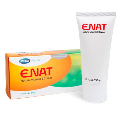 Kem dưỡng da Enat Natural Vitamin E Cream - THAILAN giữ ẩm, mờ vết nhăn, sẹo thâm trên da (30g)