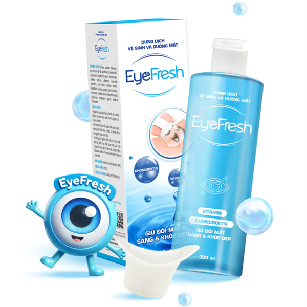 Dung dịch vệ sinh và dưỡng mắt Eyefresh+ (Hộp 300ml) - Meracine