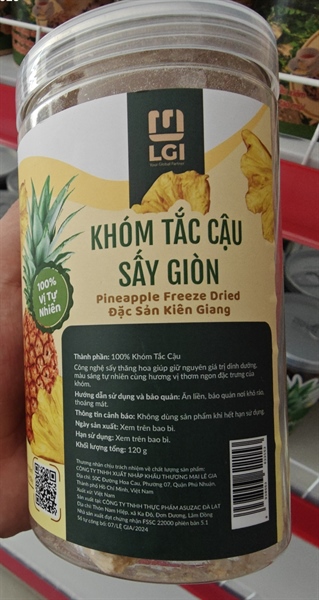Khóm tắc cậu sấy dòn