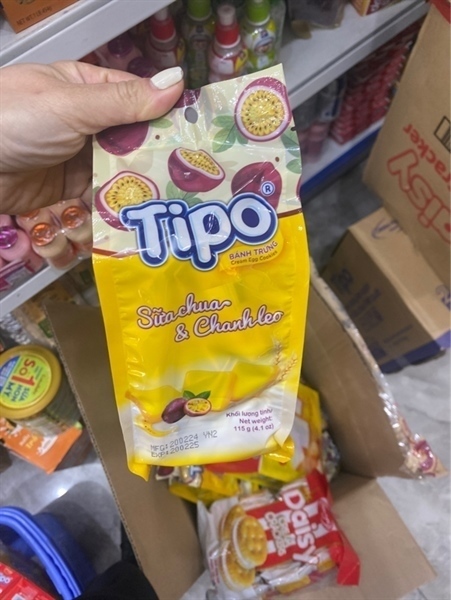 Bánh Tipo sữa chua chanh LEO gói 115g