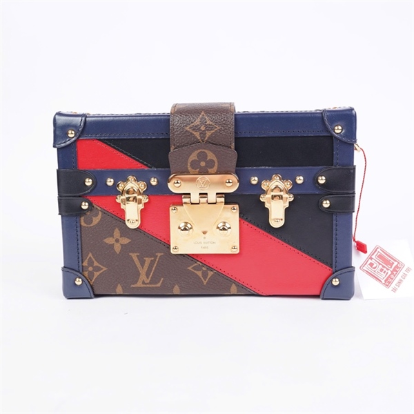 Túi LV Trunk sọc chéo đỏ đen (FL4109) (LN) sz20 KG+