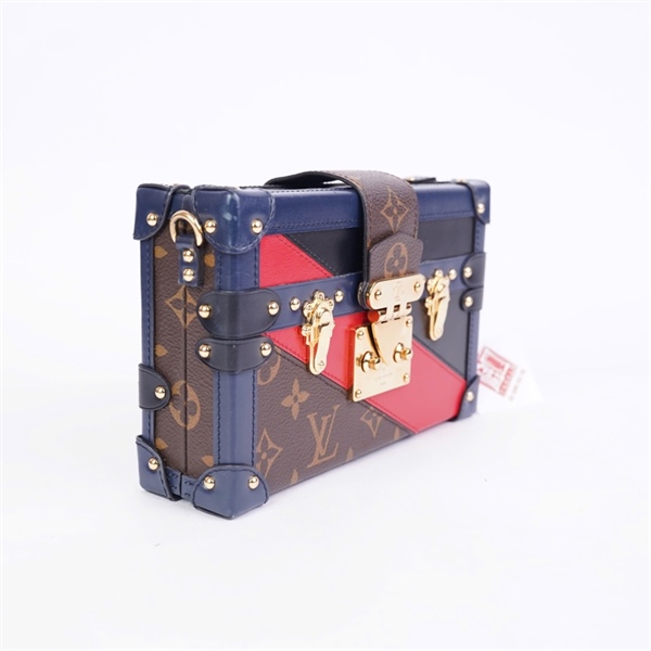 Túi LV Trunk sọc chéo đỏ đen (FL4109) (LN) sz20 KG+