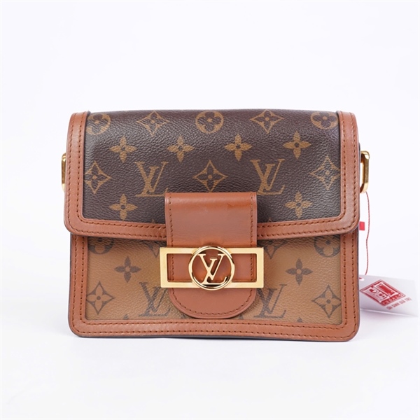 Túi LV Dauphine hoa nâu (AA2270) (LN) KG+