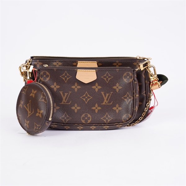 Túi LV Multi Pochette hoa nâu 3 món (DR3290) (LN) KG