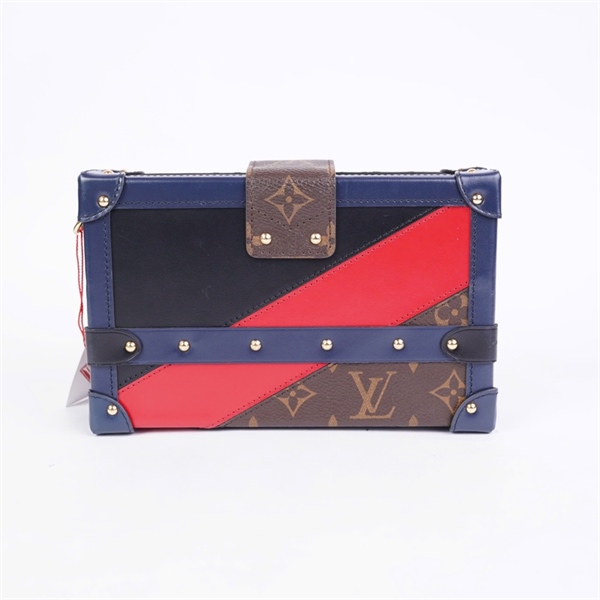 Túi LV Trunk sọc chéo đỏ đen (FL4109) (LN) sz20 KG+