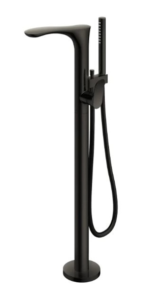 Vòi xả bồn tắm màu đen nóng lạnh kèm sen tắm GO BG01306BA#MBL_TBN01105B