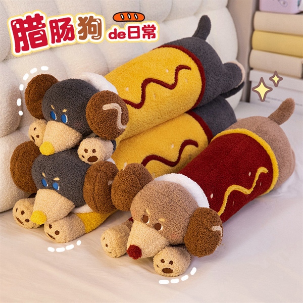Gối ôm chú chó xúc xích 90cm 232,0k/c (lố 3)