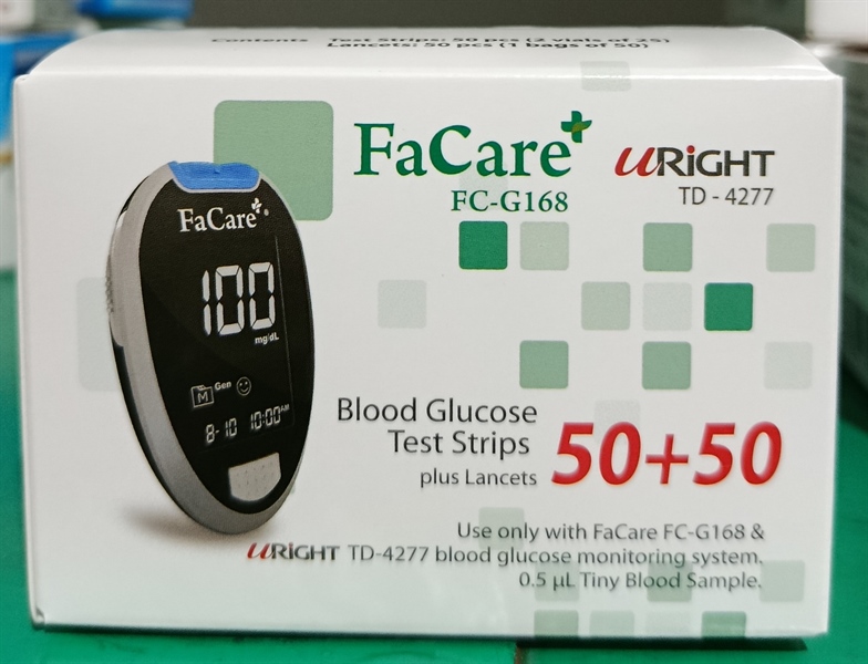 Que thử đường huyết TD-4277 (FC-G168) (Hộp 50 Test + 50 kim) - Taiwan 2