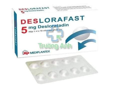 Deslorafast (Desloratadin 5mg) (Hộp 1 vỉ x 10 viên) - Mediplantex