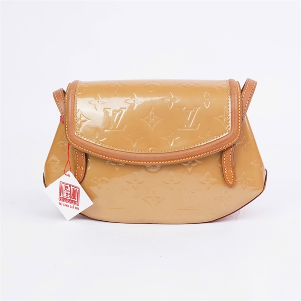 Túi LV hoa nâu bóng (TH0065) sz25 (A-T) KG+