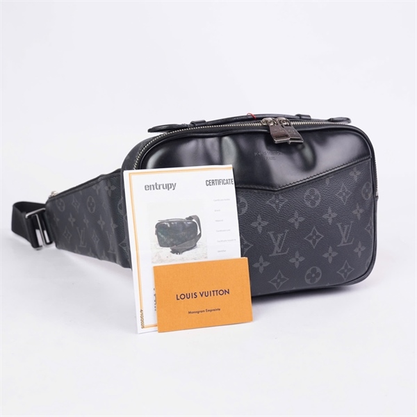 Túi LV Belt hoa đen (MB0127) sz24 (HV) KG+