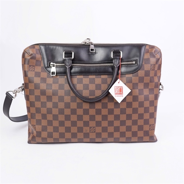 Túi LV cặp táp ô vuông nâu sz36 (A-T) KG+