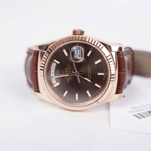 Đồng hồ Rolex nâu (6A5252F0-118315) sz38 (HC)+