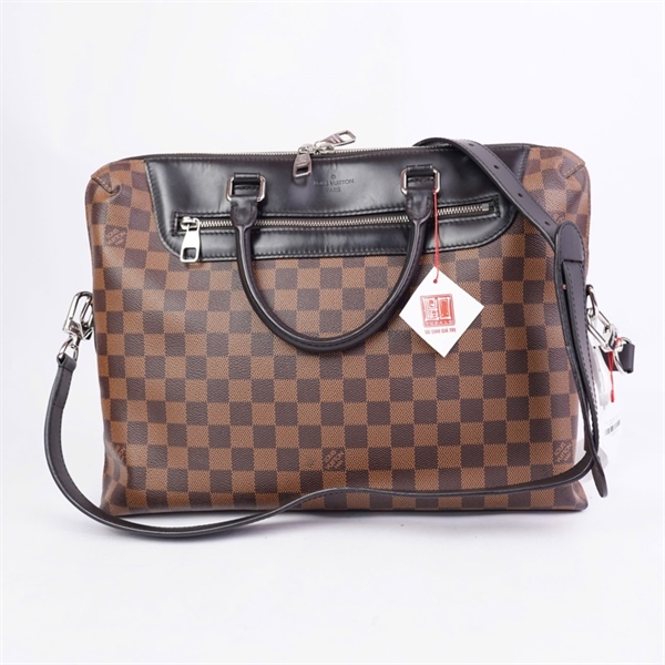 Túi LV cặp táp ô vuông nâu sz36 (A-T) KG+