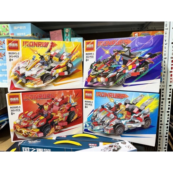 Bộ Xếp Hình Ô Tô IRONRUSH (Có 4 Kiểu)