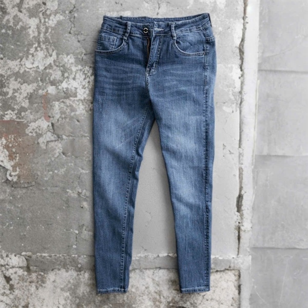 Quần Jean Nam Ống Suông Quần Bò Nam Chất Vải Cotton Mềm Mịn Dày Có Giãn Nhẹ 4 Chiều