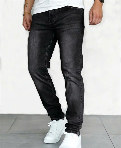 Quần Jean Nam Màu Đen Nhạt Bạc Chất liệu Co Giãn Tốt Form Dáng Chuẩn Size Denim M0054- Menswear Pants Có Túi