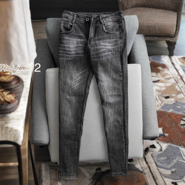 Quần Jean Nam Ống Suông Quần Bò Nam Chất Vải Cotton Mềm Mịn Dày Có Giãn Nhẹ 4 Chiều