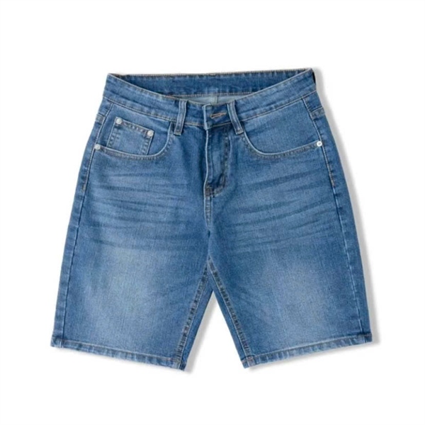 Quần short jean nam vải cotton mẫu mới _ Co giãn nhẹ 4 chiều màu Menswear Ong