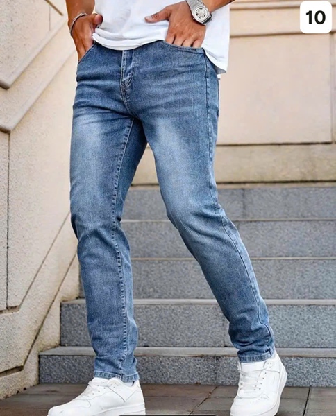 Quân Jean Nam mẫu mới Xanh bạc Chất liệu Co Giăn Tốt Form Dáng Chuẩn Size MDenim Menswear Pants Có Tui
