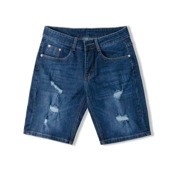 Quần short jean nam vải cotton mẫu mới _ Co giãn nhẹ 4 chiều màu Menswear Ong