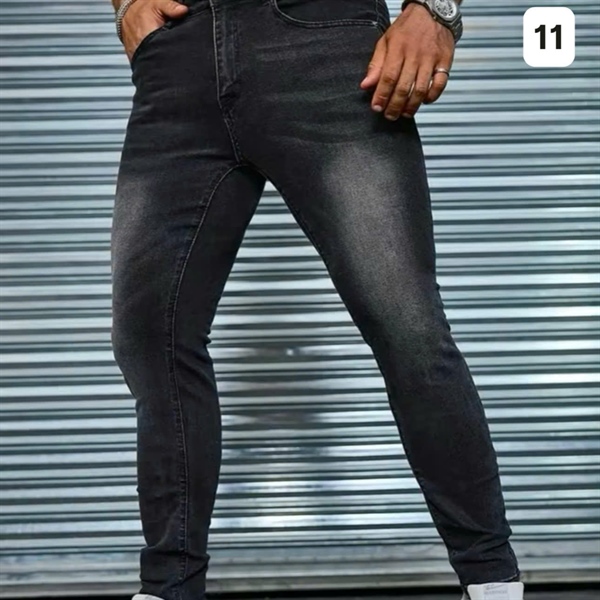 Quần Jean Nam Màu Đen Nhạt Bạc Chất liệu Co Giãn Tốt Form Dáng Chuẩn Size Denim M054- Menswear Pants Có Túi
