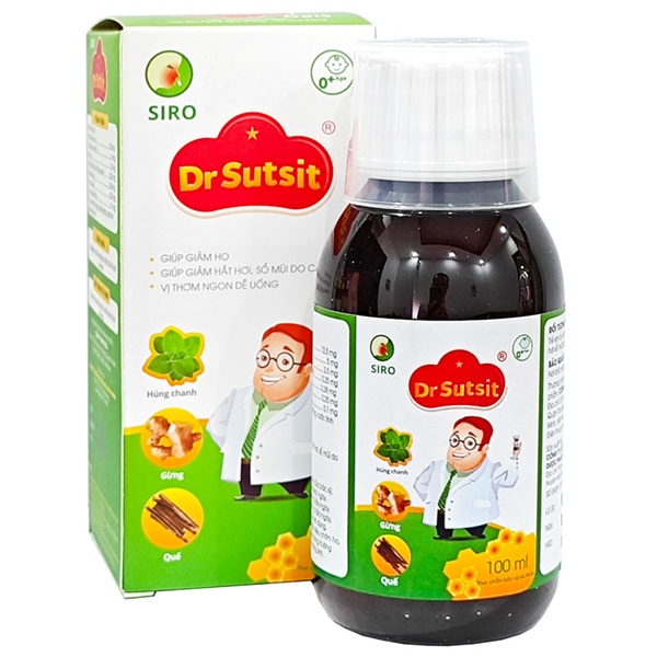 Siro Dr.Sutsit (Giải cảm, giảm ho) (Hộp 1chai/100ml) - Việt Nam